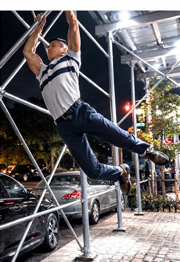 Spiderman when the workday ends. KEEP GOING. 🕷️💼 #spiderman #workout #nyc