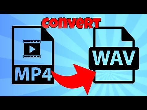 how to convert mp4 to wav