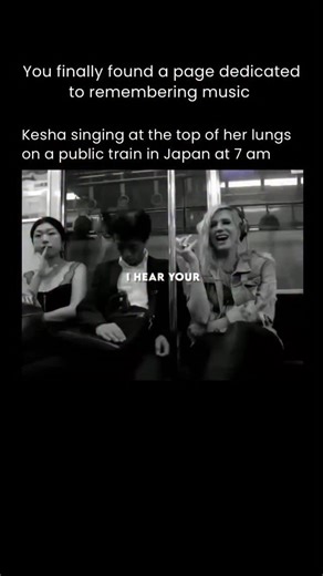 Remembering Music on Instagram: "Kesha — The Tokyo Subway Moment Kesha once made headlines in Japan after spontaneously singing “Die Young” on a crowded Tokyo subway train. What was meant to be a fun, carefree pop moment quickly became controversial, clashing with Japan’s strict public transport etiquette, where silence and consideration for others are deeply ingrained. Commuters appeared visibly uncomfortable, and the clip sparked mixed reactions online. While some fans saw it as harmless spont