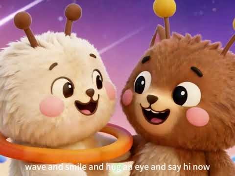 👋Hello Friends🌈 | Greeting Song for Kids🤗 | Bopbotkidz🎵🤖