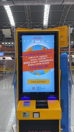 Express Bagaj Kiosklarımı Kullanmıyor Musun? - Pegasus Airlines