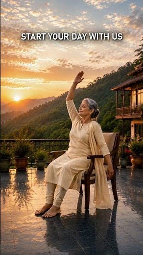 Say Goodbye to Morning Stiffness! 🧘‍♀️ Free Chair Yoga on Zoom #chairyoga #yogaforseniors
