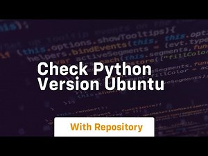 check python version ubuntu
