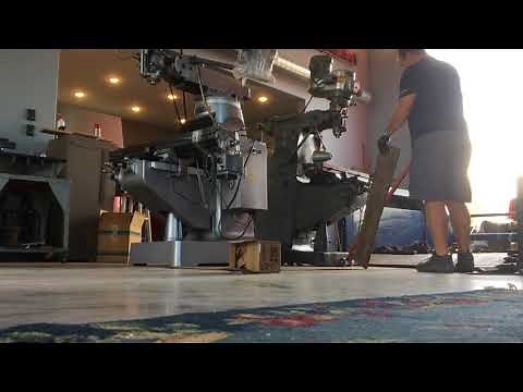 Moving a bridgeport mill