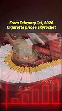 Smokers Beware! Cigarette Prices JUMP 20% Feb 1, Govt's Big Shock – Will YOU Quit?