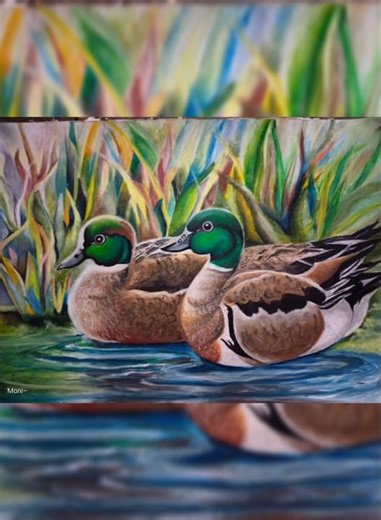 Realistic Duck Drawing 🦆 #art #artwork #draw #paint #shorts #paint #youtube