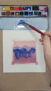 Super Easy Watercolour Painting For Beginners
