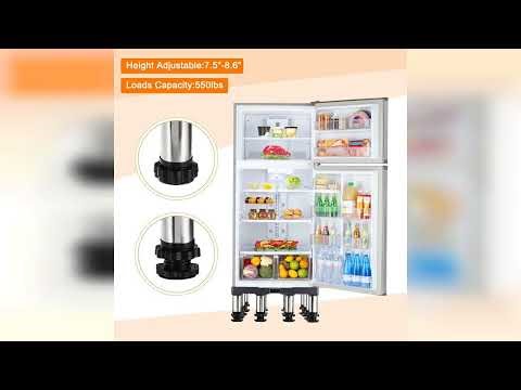 Review: PATIKIL Mini Fridge Stand, 12 Strong Feet Laundry Stand Base Multi-Functional Adjustab...