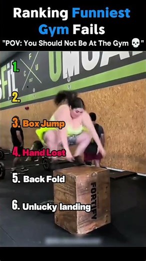 Ranking Funniest Gym Fails 😂 pt 1