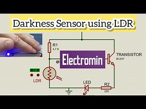 Dark Sensor Project on Breadboard 😮‍💨 - With Diagramm ✅
