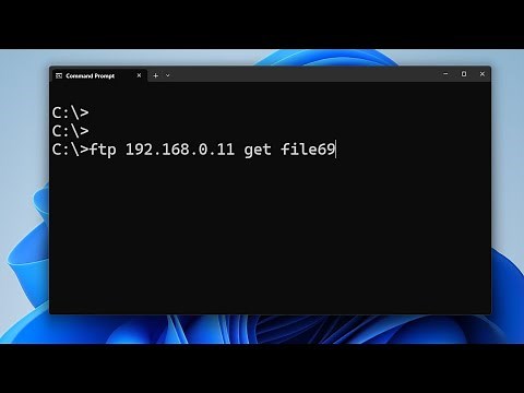 No FileZilla. FTP Upload and Download Files Using Command Prompt