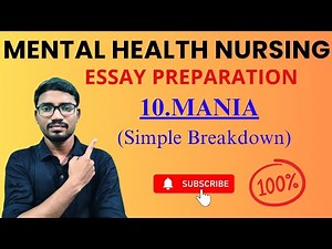 10.Mania | Definition, Causes, Symptoms, Types, Treatment & Essay | Mental Health Nursing | NN4U