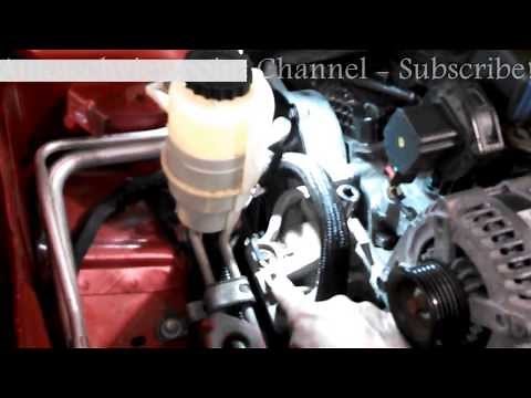 Timing belt replacement Dodge Journey SXT 2009 2010 3.5L V6 water pump install remove PART 1