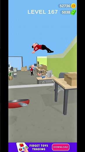 Crazy Office Slap & smash Level 161 To 170 one man force office build one nontic tava shot game