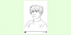 Andy Warhol Colouring Page