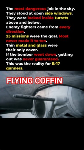 THE MOST DANGEROUS JOB ON A B-17 BOMBER (WWII)