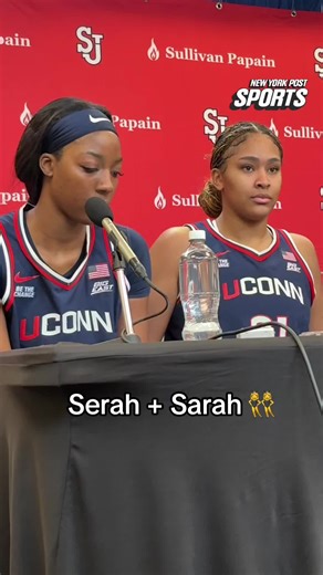 Which one? 😅 Playing at MSG is special for both Brooklyn native Serah Williams and Sarah Strong.