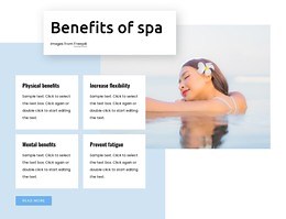 Top benefits of spa treatments - Website Template by Nicepage
