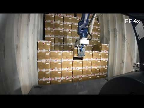 Contoro Container Unloading Robot Solution - Automation & Teleoperation Mode