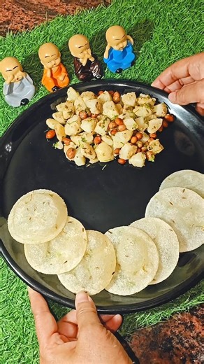 Navratri Special Sabudana Pudi & Aloo Sabji 😍 | Satvik Recipe | Vrat Special Food