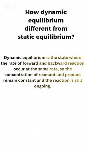 Dynamic vs Static Equilibrium | Class 9 Chemistry | The Molecular Mind with AS.
