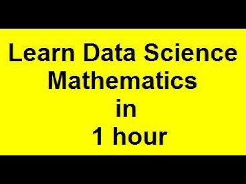 Data Science Mathematics for Beginners | Data Science Mathematics Tutorial Part 1