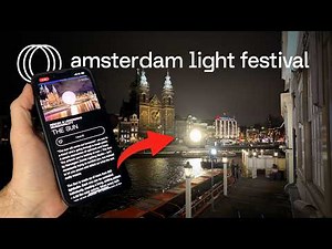 VLOG: Amsterdam Light Festival & Foodwalk 2025 | GORGEOUS Winter Light Displays in Dutch Canals! 🇳🇱