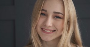 Radiant Young Woman With Smile Stock Footage SBV-334089561 - Storyblocks