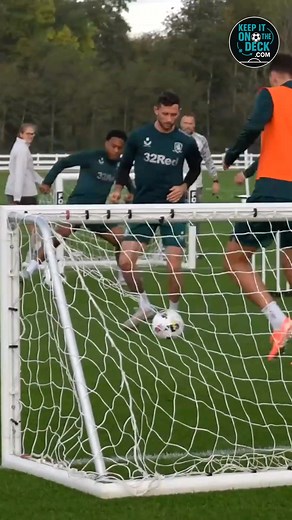 14K views · 91 reactions | ⚪ Middlesbrough Short & Sharp Combination  Emphasis on quality one touch play and sharp technical actions at the end of the warm up  Download training session plans  https://keepitonthedeck.com/downloads | Football Training Drills/Session Plans | Facebook