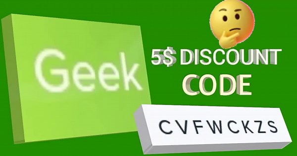 5$ DISCOUNT CODE GEEK APP (2021)
