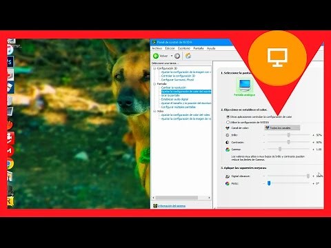 How to saturate the colors on a PC screen (Nvidia)
