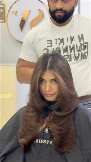 Butterfly 🦋 haircut 💇🏼‍♀️ #viral #hairtransformation #haircut