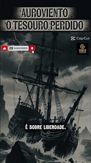 Além das Marés ⚓ | A Lenda do Tesouro Perdido Começa Agora #auroviento #história #manga
