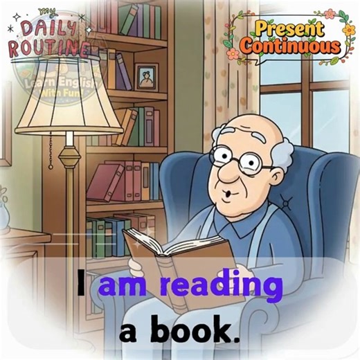 📘Learn & Speak English With Fun | Present Continuous For Beginners 💪 #LearnEnglish #EnglishForBeginn | Lets Talk English