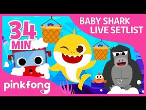 Baby Shark and more | Baby Shark LIVE Setlist |  Compilation | Pinkfong Shows for Children - Videos For Kids