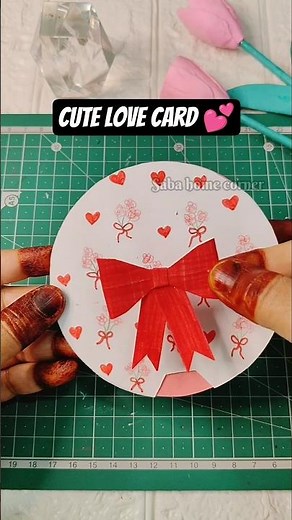 Handmade card for your loved ones ❤️ #diy #handmadecard #couple # #diycards #craft #papercraft #art
