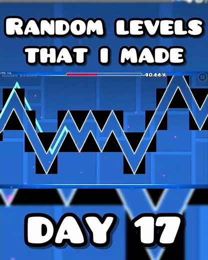 Random Level that i made DAY 17 #geometrydash #gd #suscribe #gaming #videogames #gaming