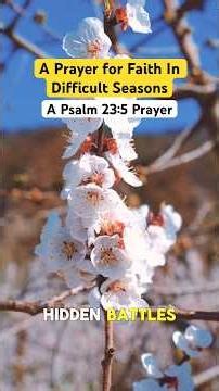Praying the Book of Psalm 23 Day 5 #houseofprayer