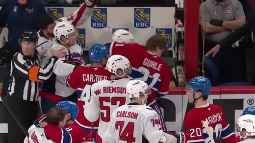 It was a bit of old school hockey in Game 3 between the Washington Capitals and Montreal Canadiens as an on-ice brawl spilled into the players' bench - complete with an official: https://scoutingtherefs.com/2025/04/48364/capitals-and-canadiens-brawl-on-bench/ | Scouting The Refs