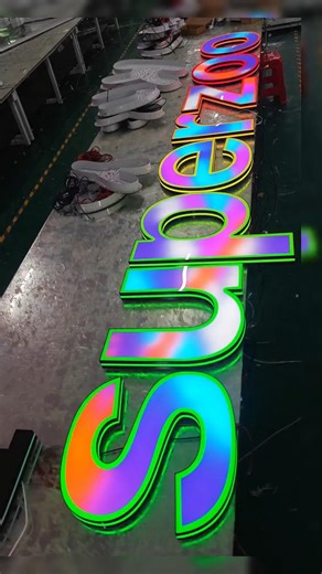 Sign XDled on Instagram: "This is a sign I have never seen before, it can make my store shine again.#sign#signage #design #signagedesign #ledlight#signature #lightbox #lamplight #ledlightstrip #led#logodesign #sourcefactory #shop #store #abyss#foryou"