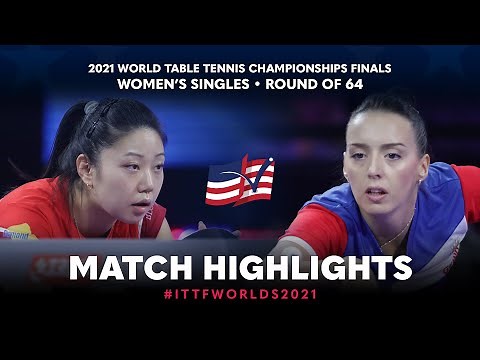 Zhang Lily vs Andrea Todorovic | 2021 World Table Tennis Championships Finals | WS | R64