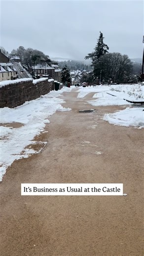 Business as usual at the castle. The stories continue. 🏰✨ The Highland Council High Life Highland Inverness City Centre BID | Inverness Castle Experience