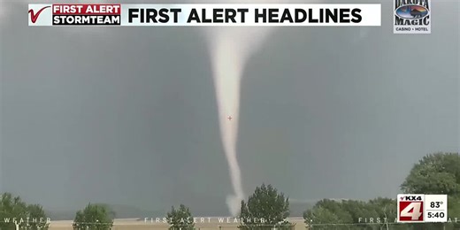 Tornado captured LIVE on Skycam