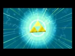 Legend of Zelda Wind Waker Ganondorf Scene with Triforce