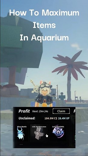 How to maximum items in Aquarium #fisch