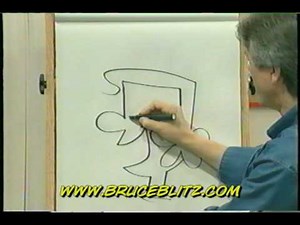 Bruce Blitz Cartoon Doodle Tricks from Jobs