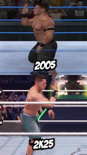 Attitude Adjustment SvR 05 vs WWE 2K25 #shorts