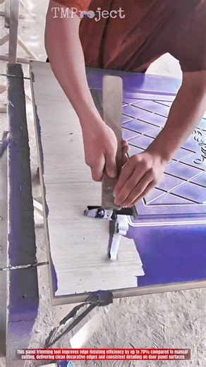 Innovative Panel Trimming Tool: High-Efficiency Decorative Edge Finishing Process
