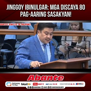 Ibinulgar ni Senate President Pro Tempore Jinggoy Estrada sa Senado na 80 ang sasakyan na pag-aari ng mag-asawang Discaya na sina Sarah at Curlee. Ginawa ni Estrada ang pahayag matapos isagawa ang raid kahapon sa property ng Discaya ng Bureau of Customs (BOC) sa Pasig City kung saan sa 12 luxury cars nito ay tanging tatlo lamang ang nadatnan. Bukod dito, 80 din aniya ang kompanya ng mag-asawang Discaya at sa 80 sasakyan 40 ang luxury cars base sa nakuhang impormasyon ng senador. #DWAR1494 #NewsP