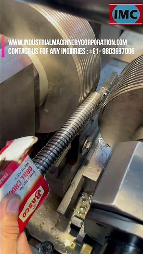 Rod , Bar Thread Rolling Machine 2-Roll Type | Precision Threading Technology #threadrollingmachine